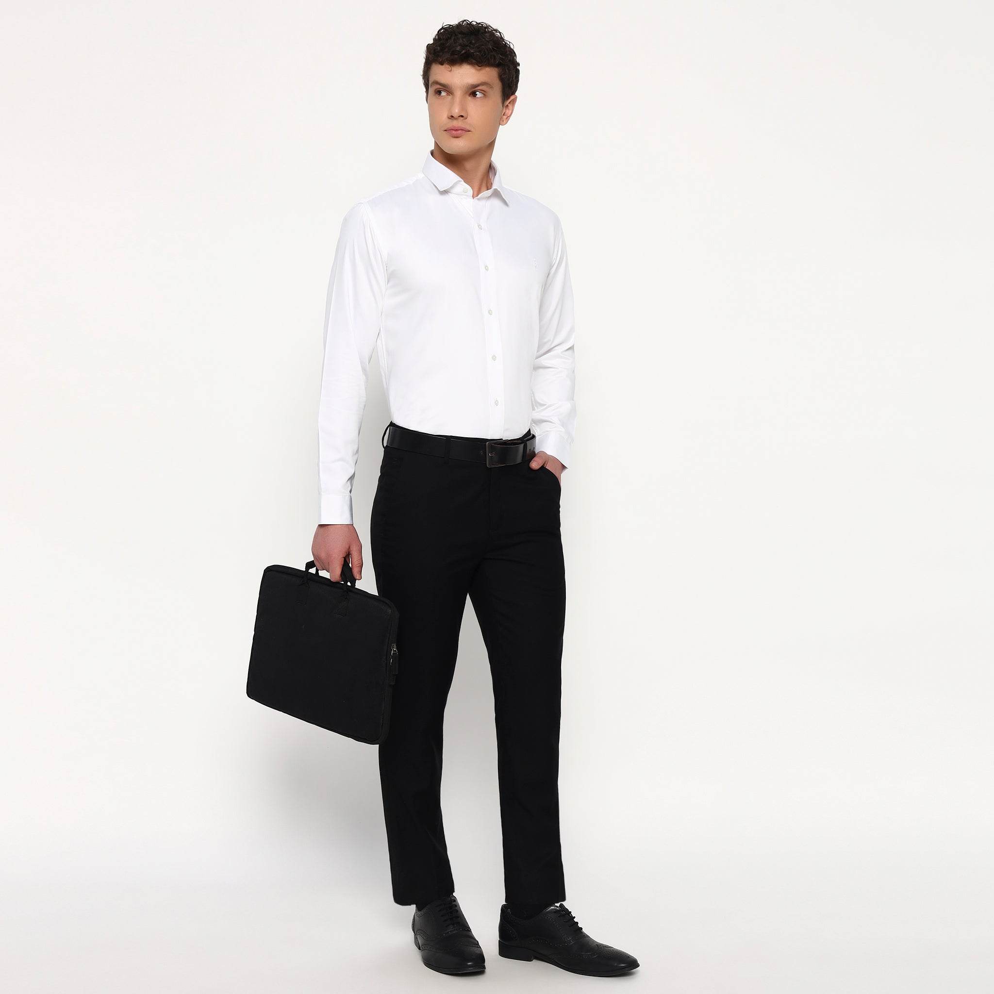 Lunar White Bamboo Shirt