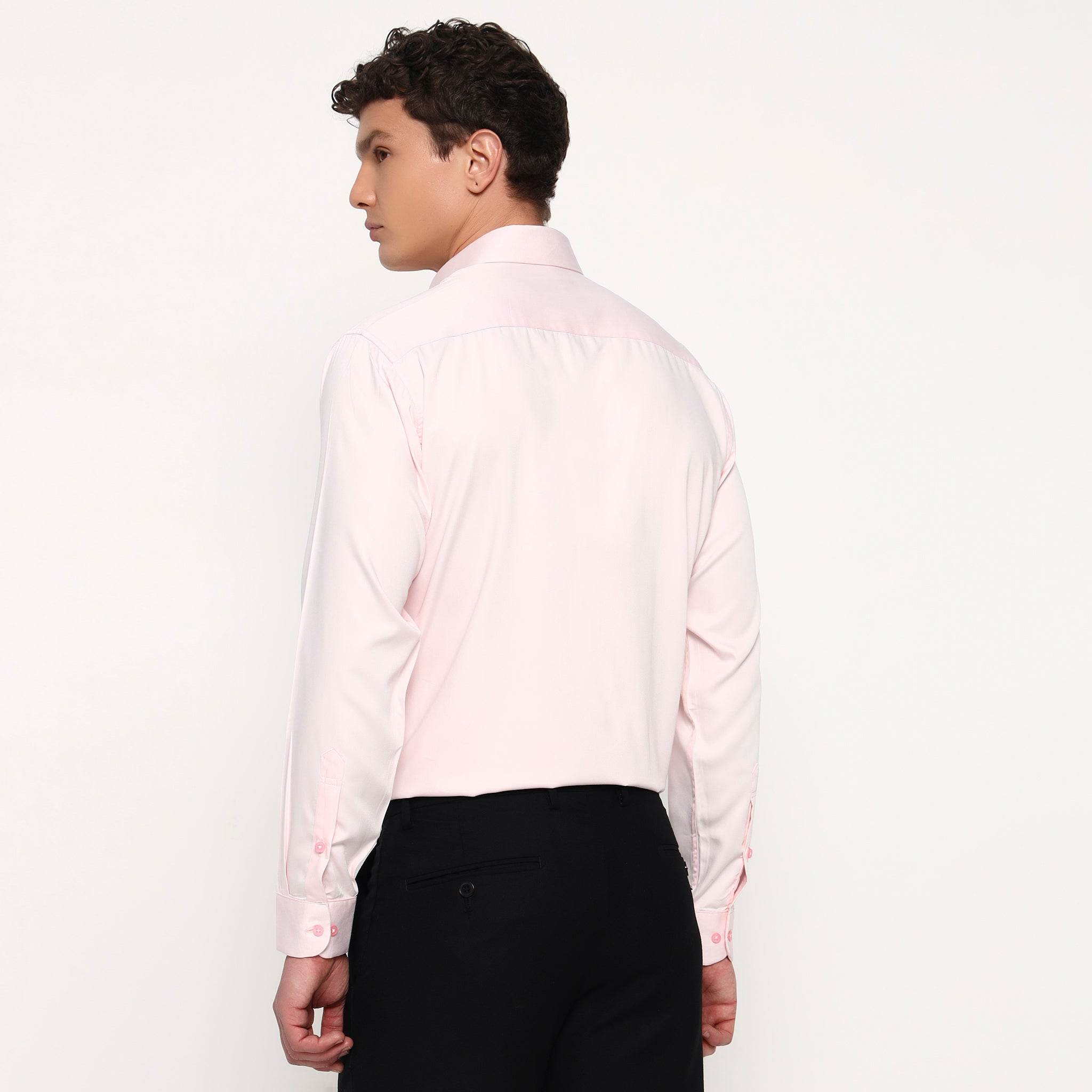 Blush Pink Bamboo Shirt