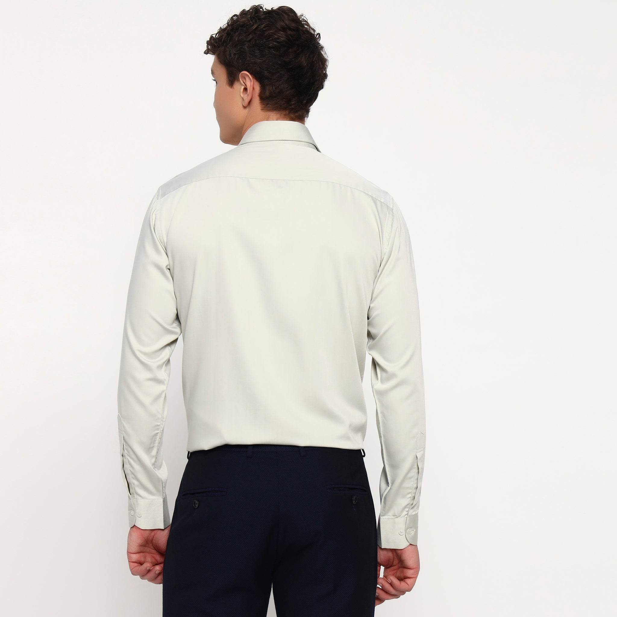 Dust Beige Bamboo Shirt