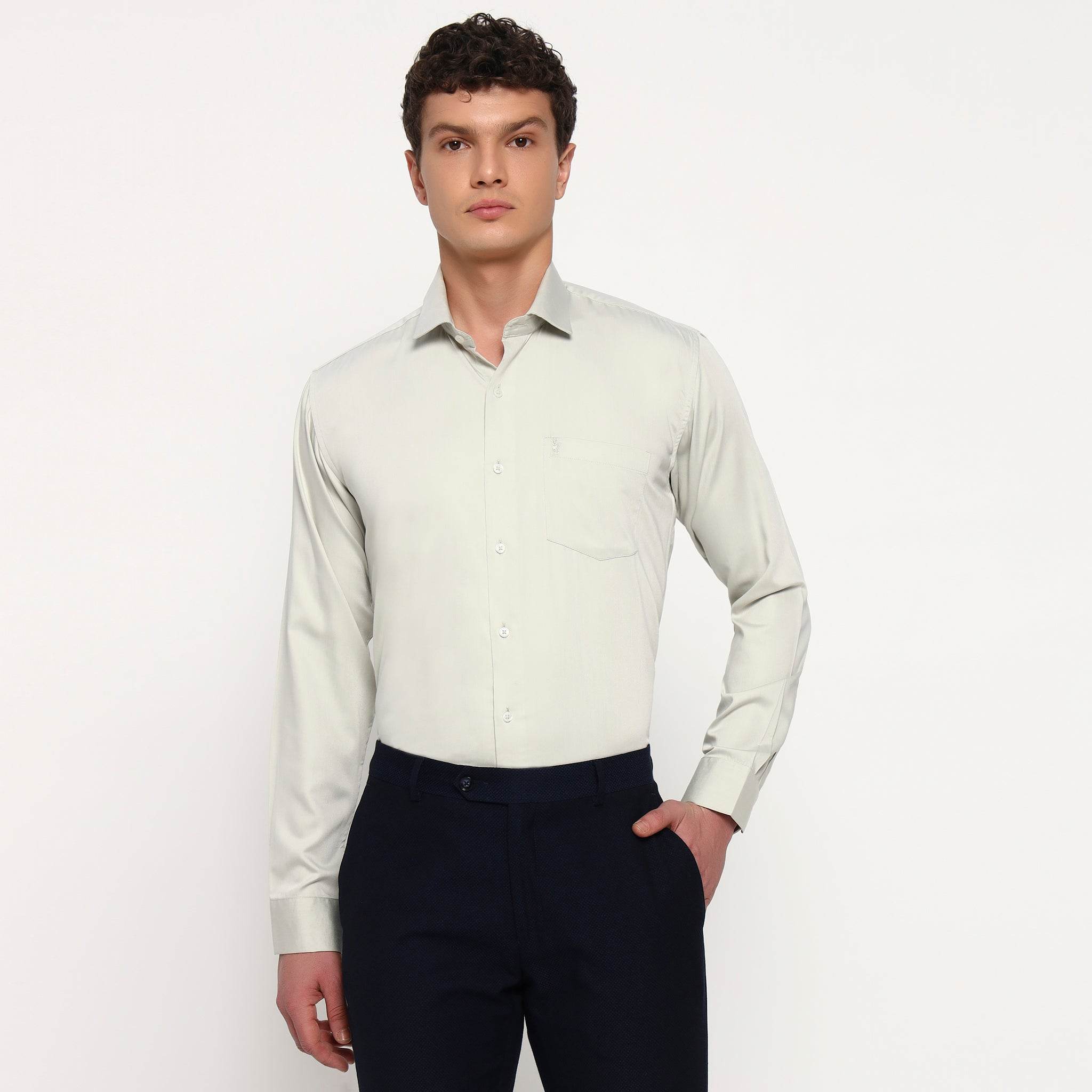 Dust Beige Bamboo Shirt