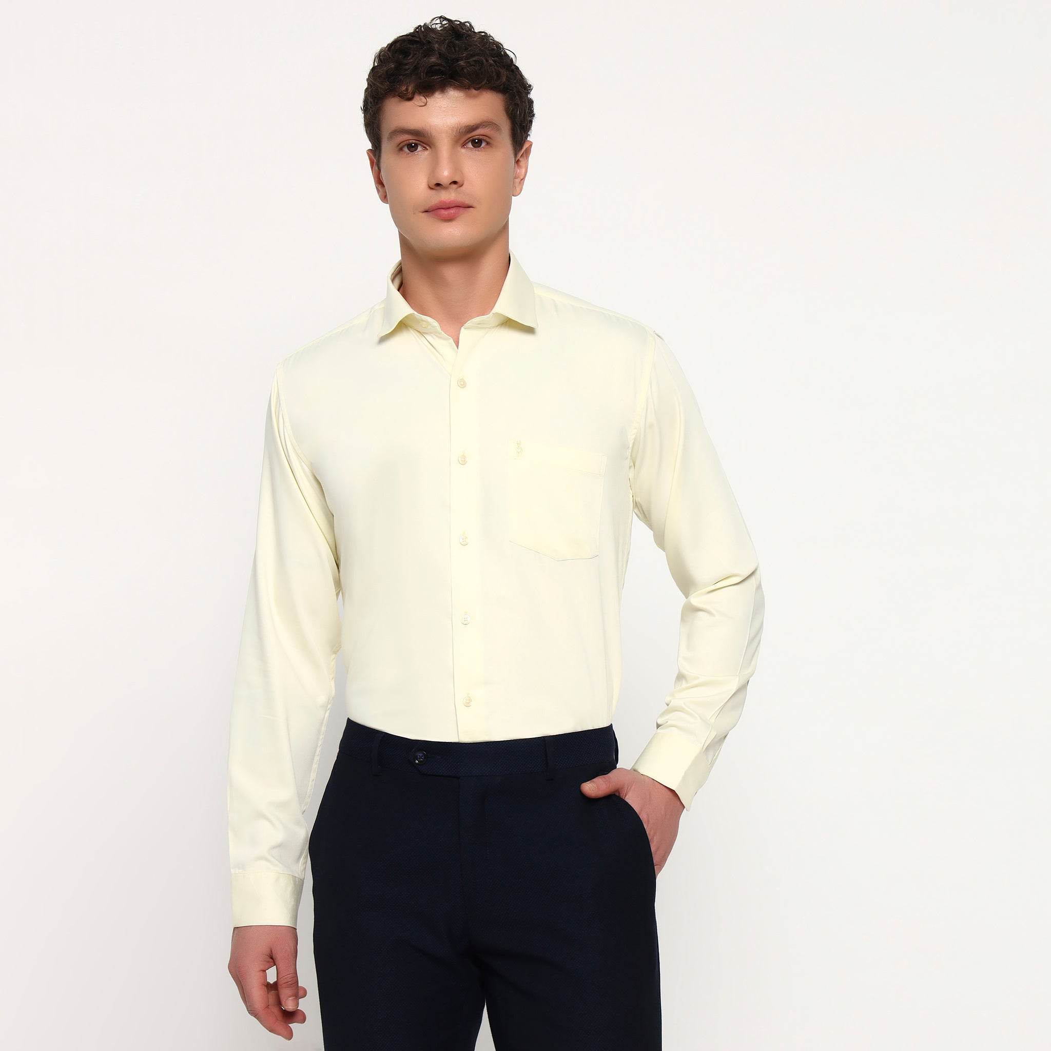 Yellow Bloom Bamboo Shirt
