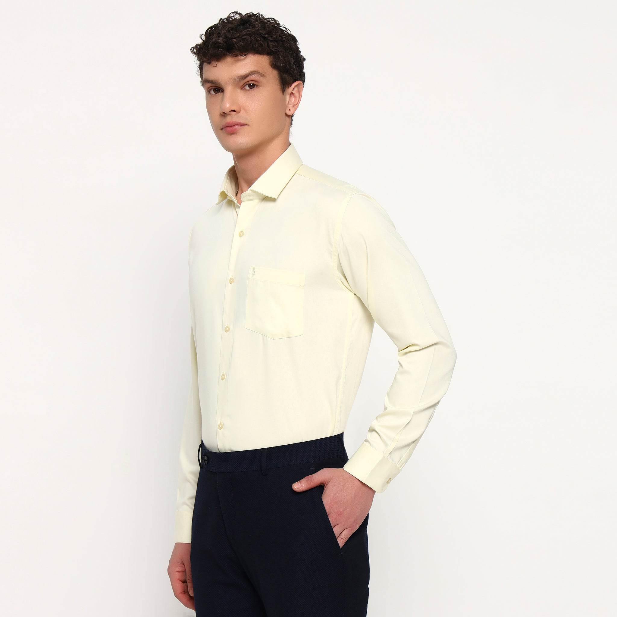 Yellow Bloom Bamboo Shirt