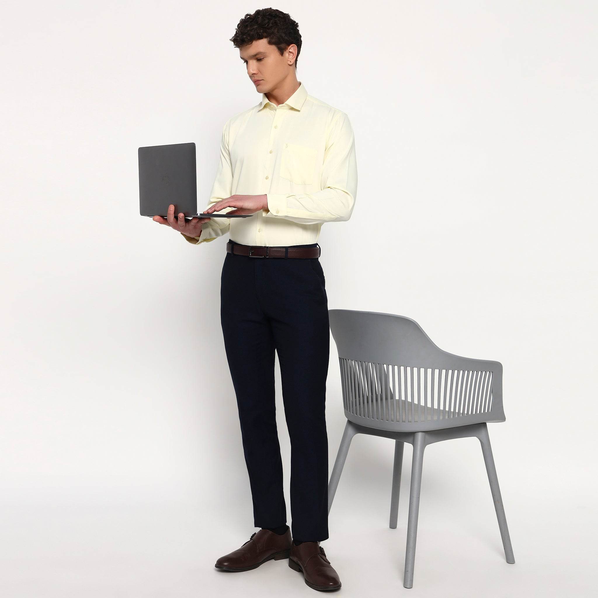 Yellow Bloom Bamboo Shirt