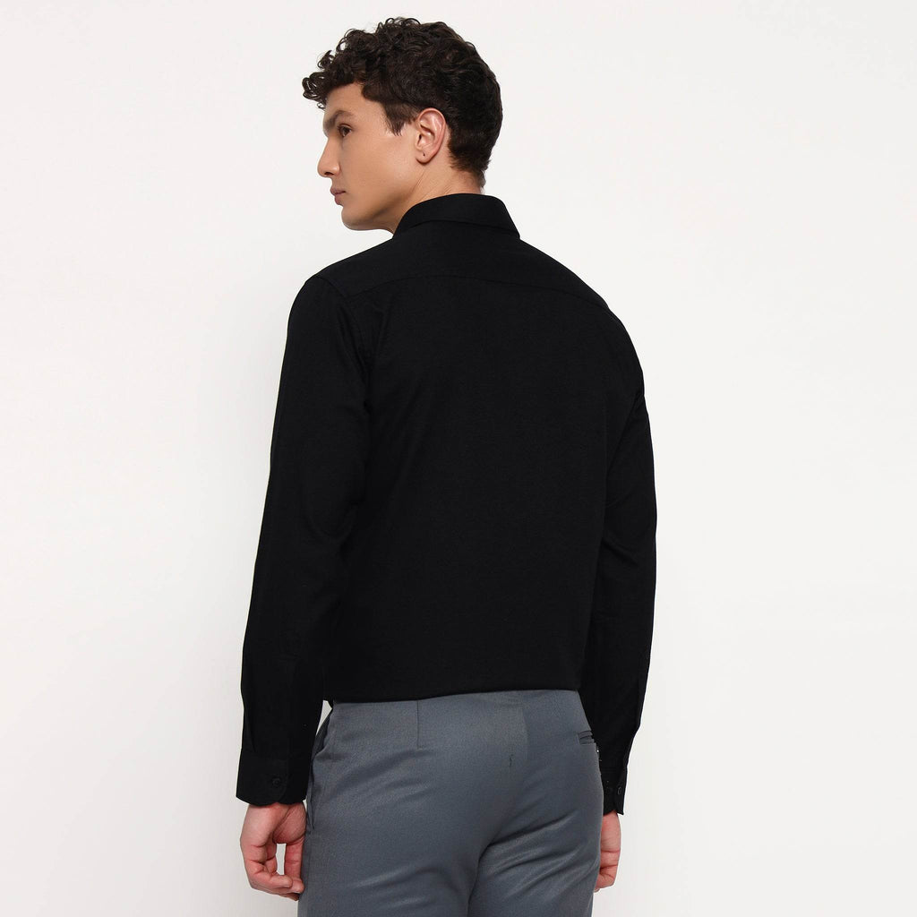 Black Oxford Cotton Shirt