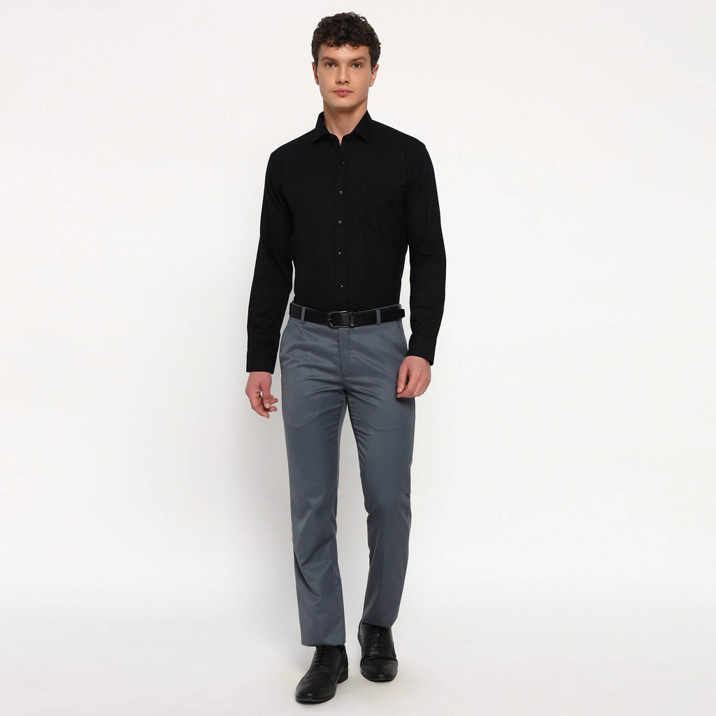 Black Oxford Cotton Shirt