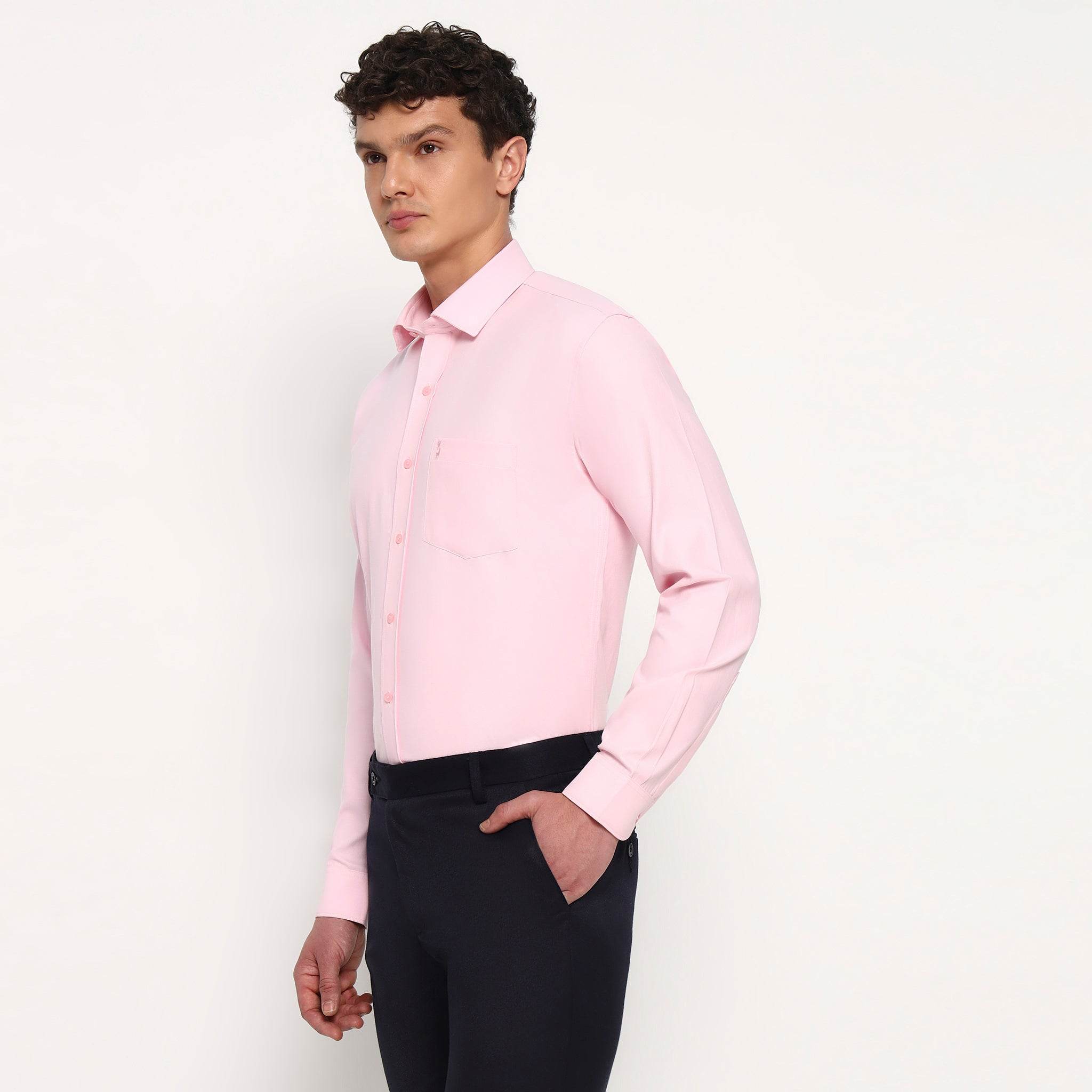 Pink Oxford Cotton Shirt