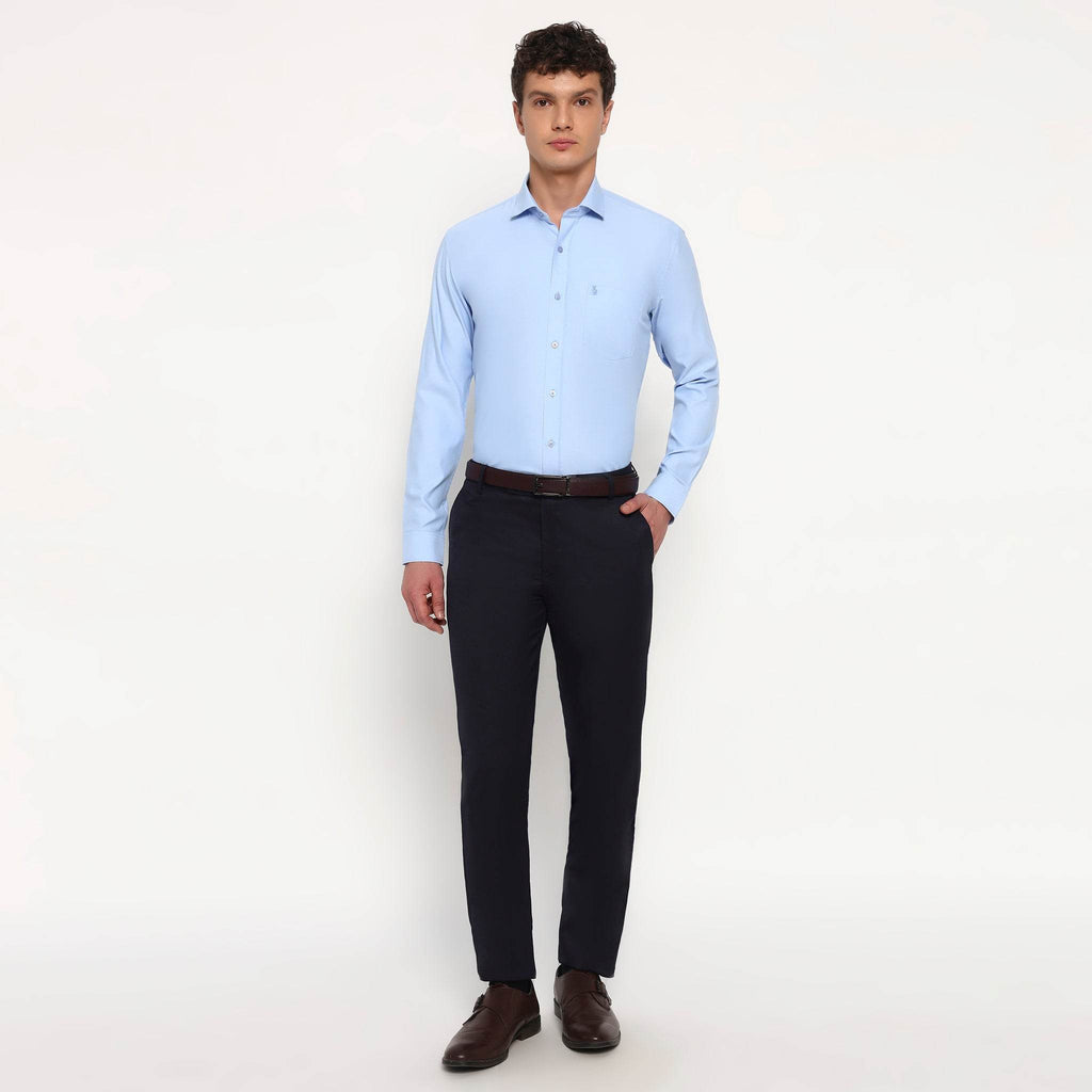 Sky Blue Oxford Cotton Shirt