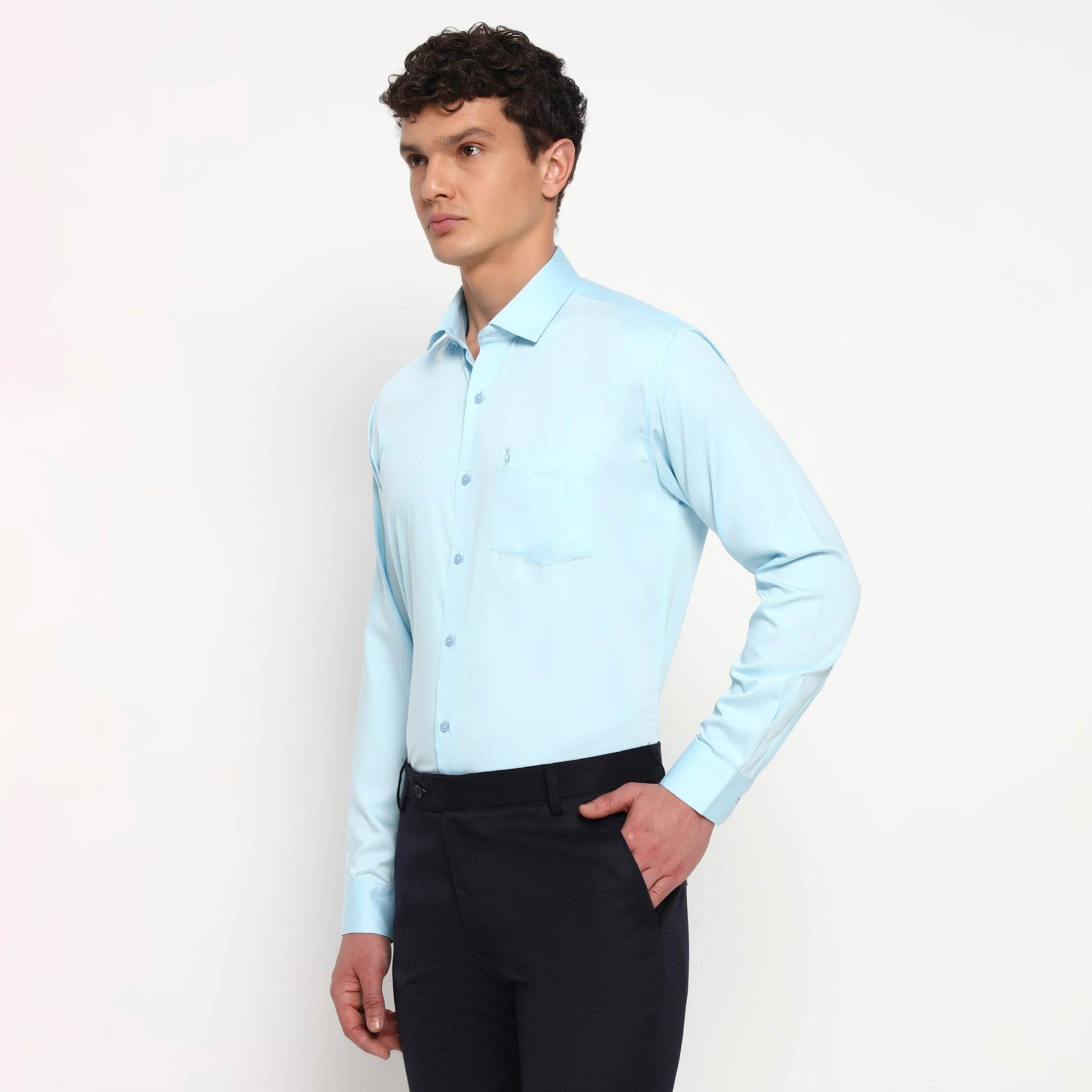 Mist Blue Bamboo Shirt
