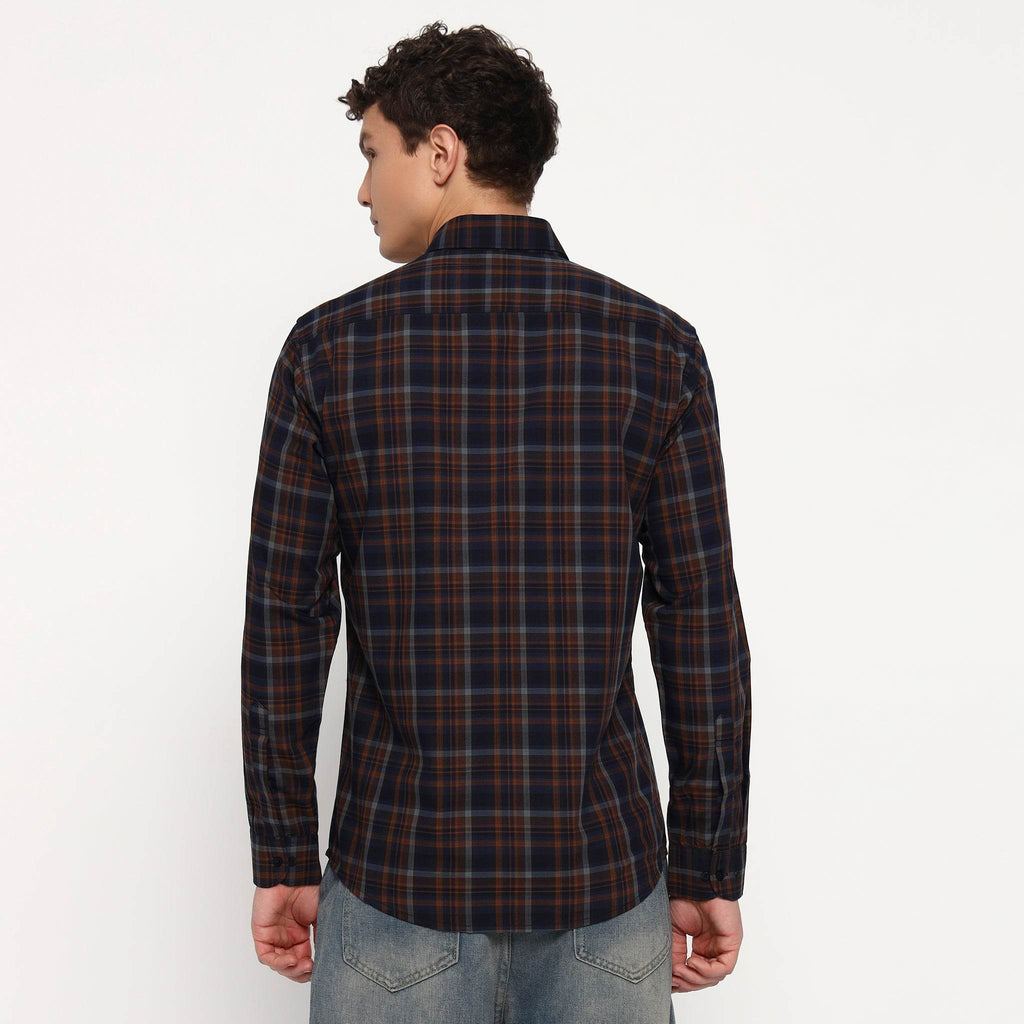 Sunset Tide Bamboo Checks Shirt