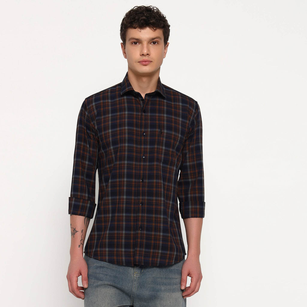Sunset Tide Bamboo Checks Shirt