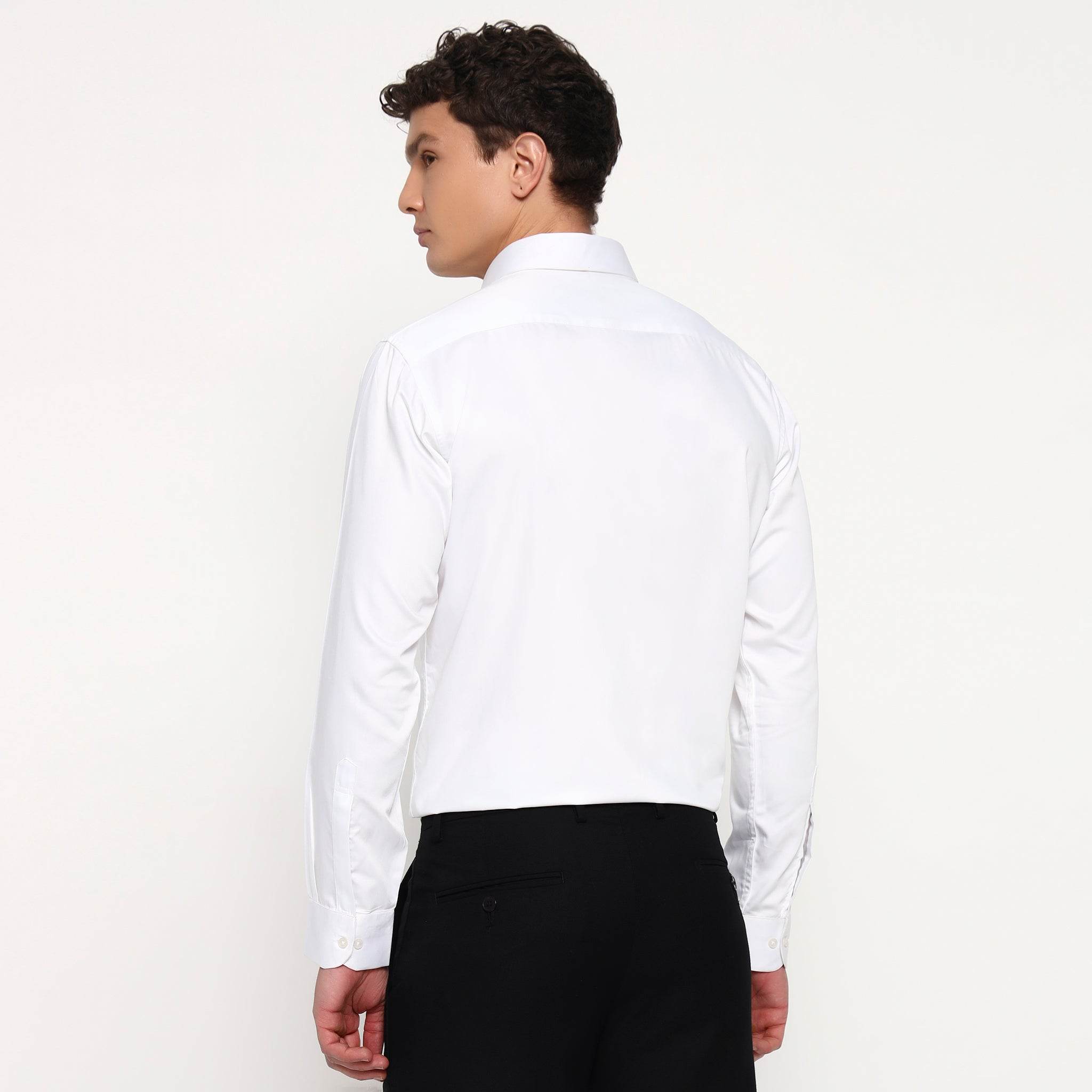Lunar White Bamboo Shirt