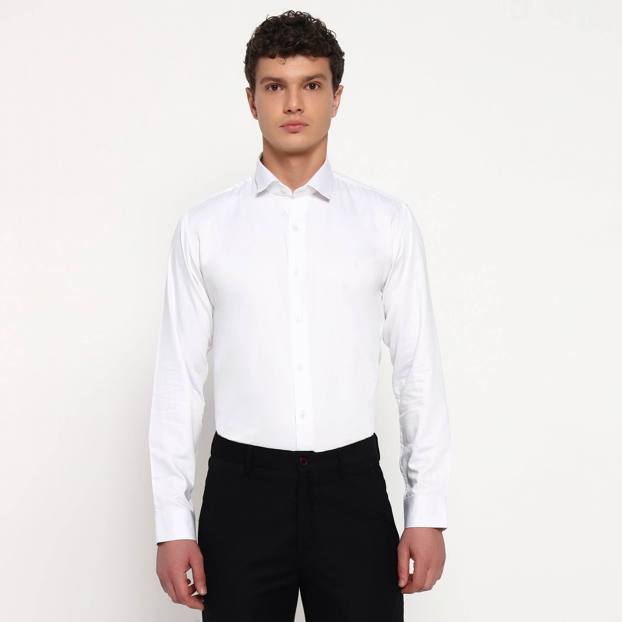 Lunar White Bamboo Shirt