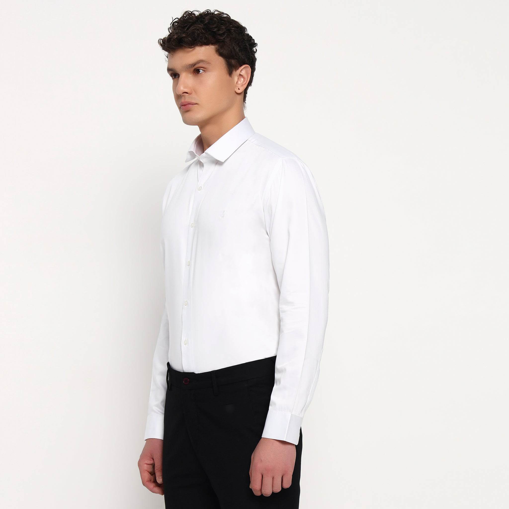 Lunar White Bamboo Shirt