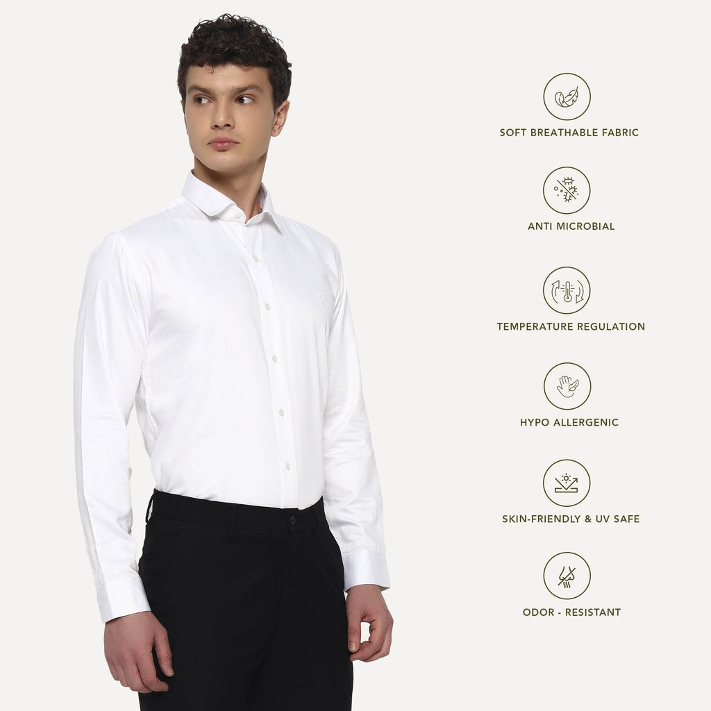 Lunar White Bamboo Shirt