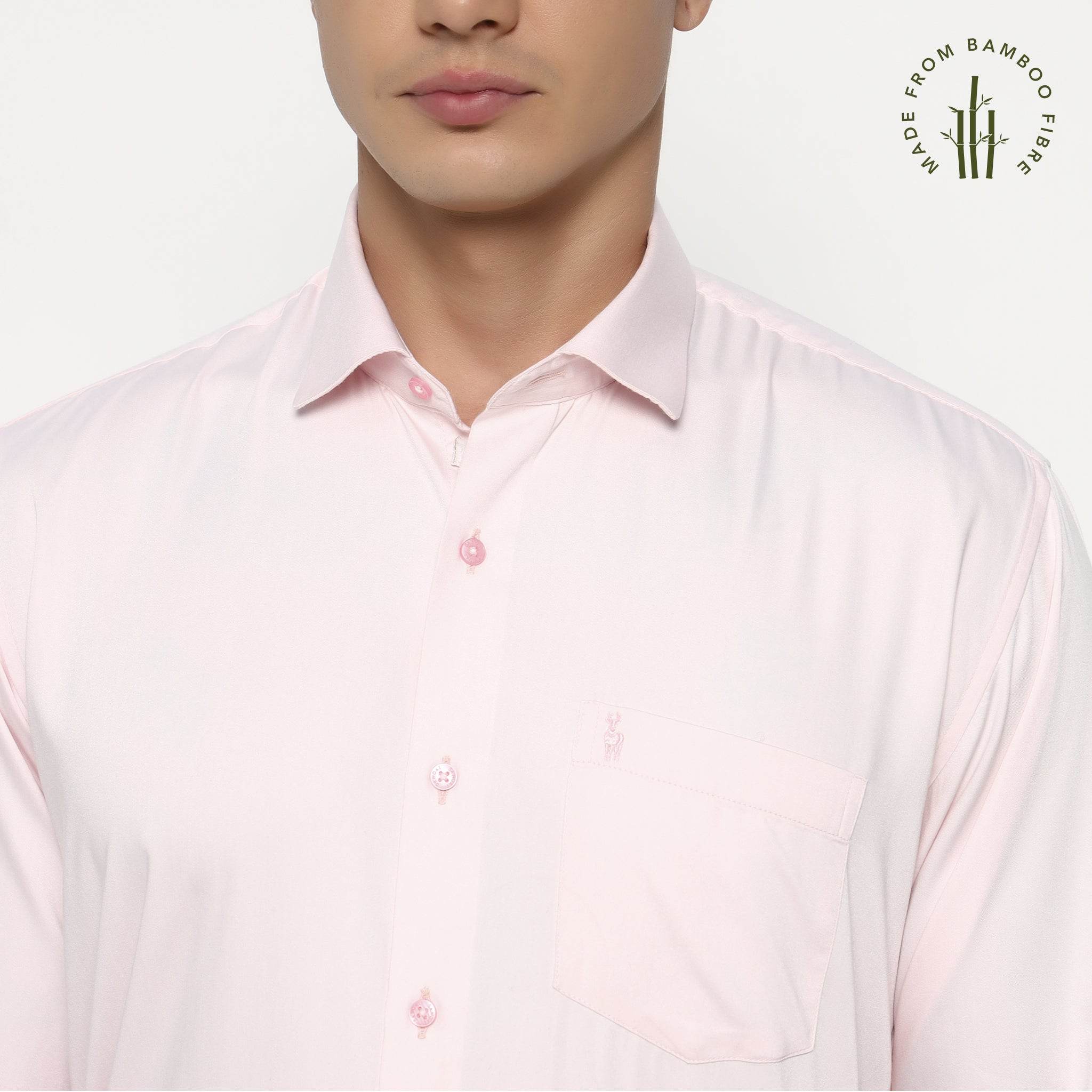 Blush Pink Bamboo Shirt
