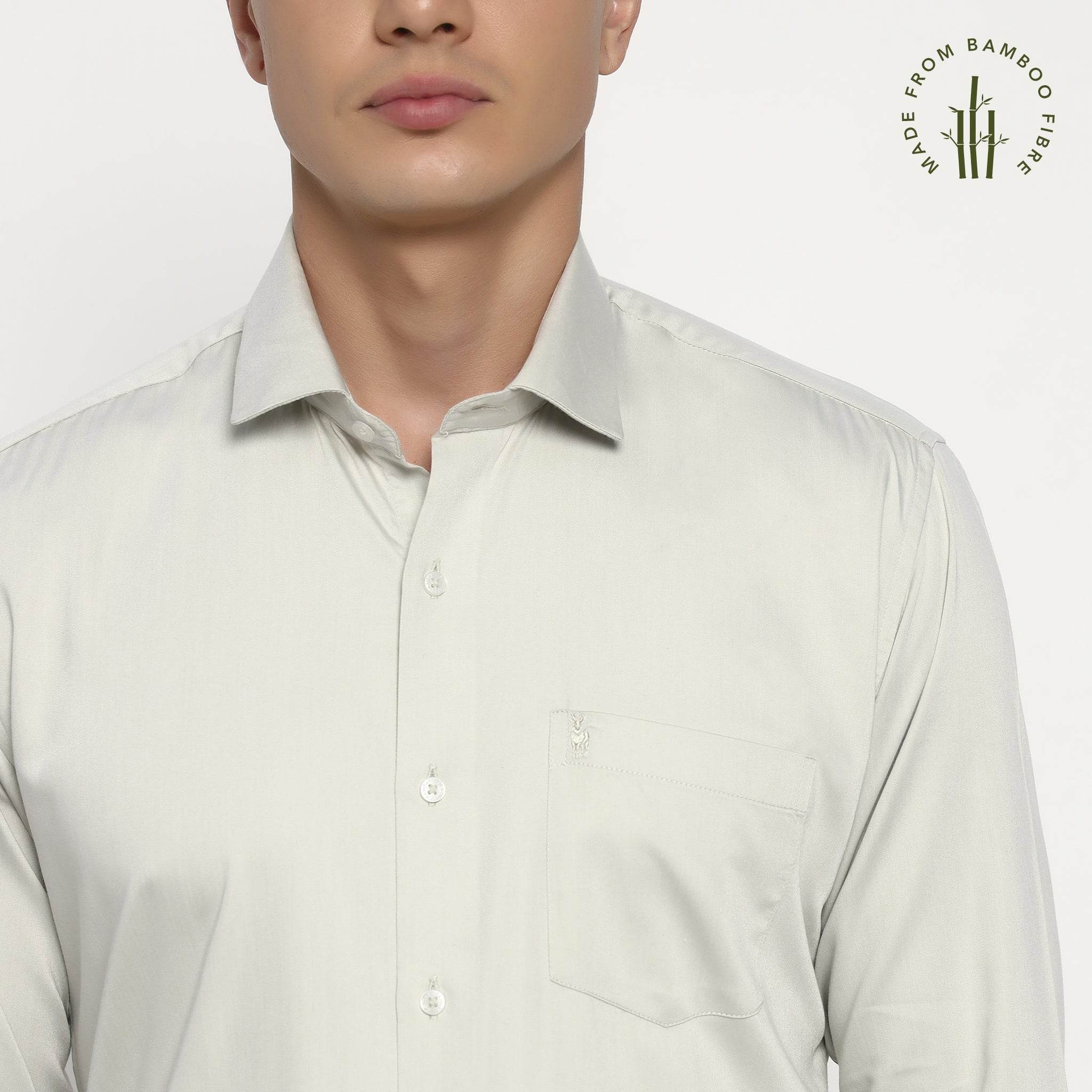 Dust Beige Bamboo Shirt