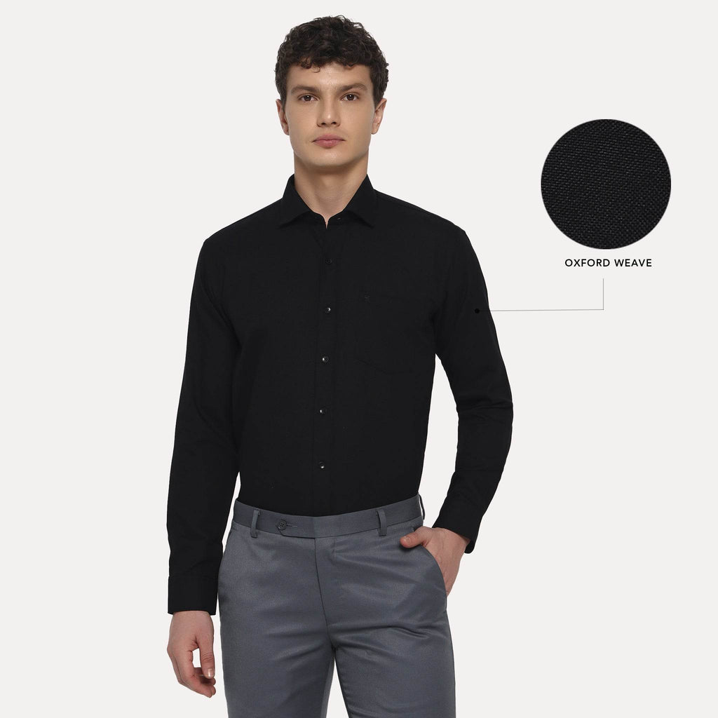 Black Oxford Cotton Shirt