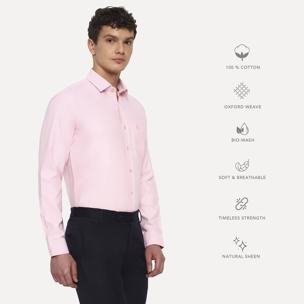 Pink Oxford Cotton Shirt