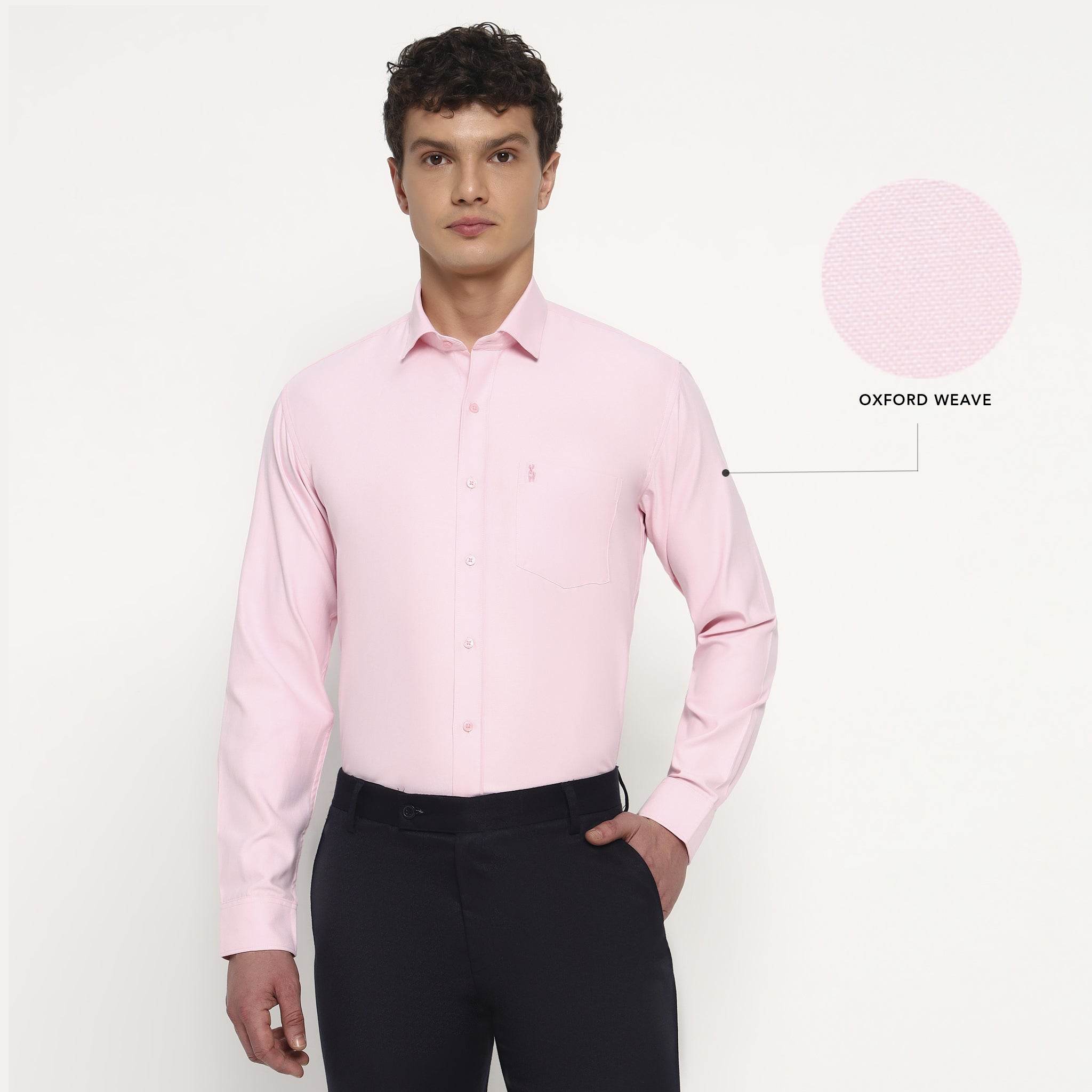 Pink Oxford Cotton Shirt